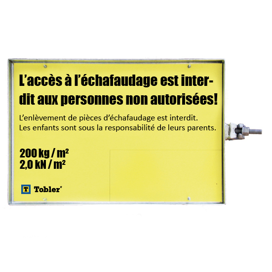 Panneaux de sécurité Tobler AG